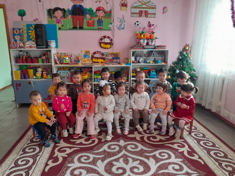 "Ертарғын" кіші тобы 2 жастағы балалар 16 бала