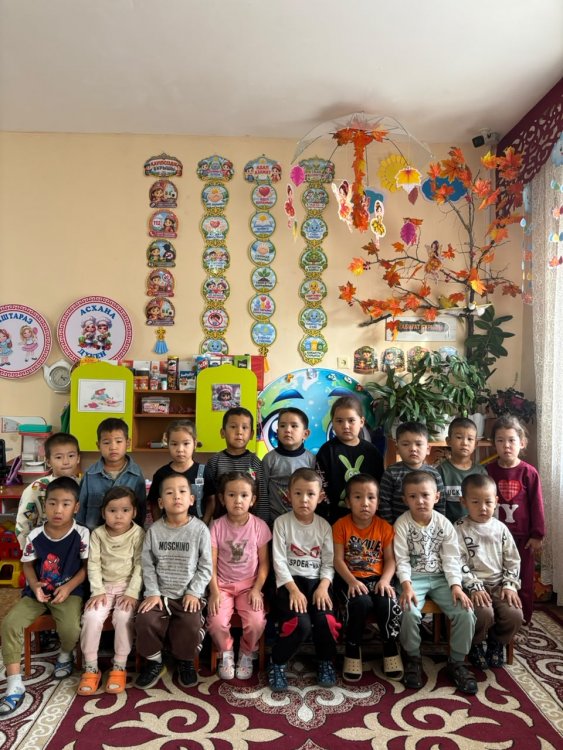 "Құлагер" ересек тобы 4 жастағы,  23 бала